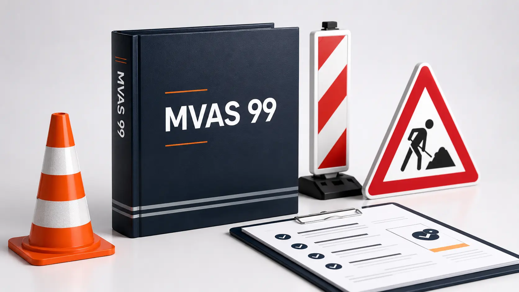 Regelwerk und Verkehrssicherungs-Elemente zur Bedeutung der MVAS 99